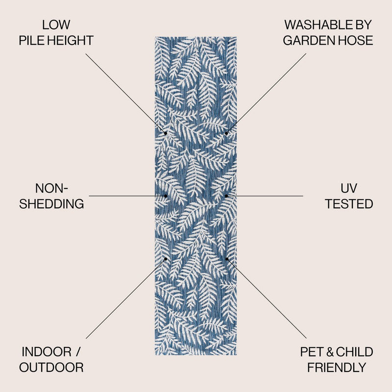 Nevis Palm Frond Indoor/outdoor Area Rug