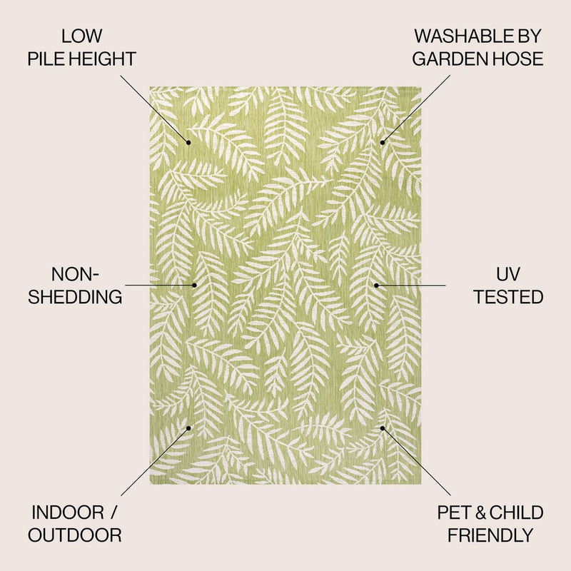 Nevis Palm Frond Indoor/outdoor Area Rug