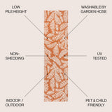 Nevis Palm Frond Indoor/outdoor Area Rug