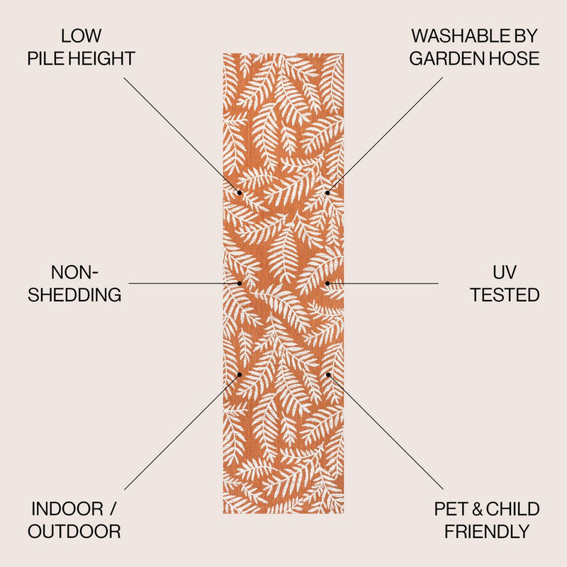Nevis Palm Frond Indoor/outdoor Area Rug