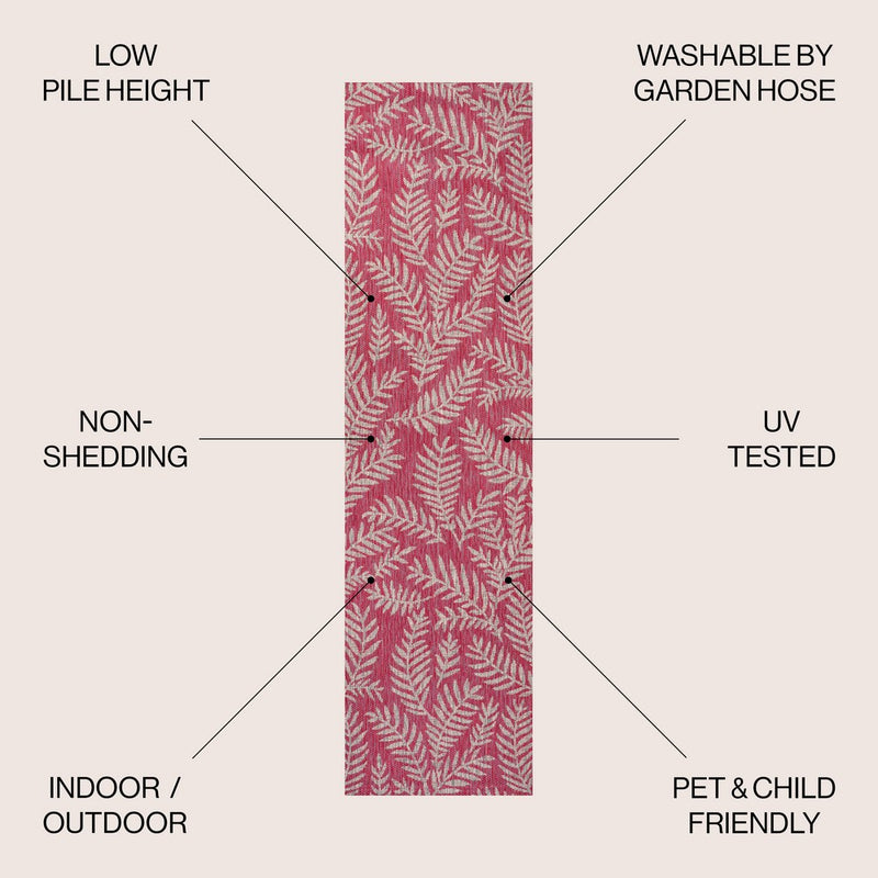 Nevis Palm Frond Indoor/outdoor Area Rug