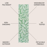 Nevis Palm Frond Indoor/outdoor Area Rug