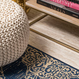 Tuscany Ornate Medallions Indoor/outdoor Area Rug