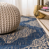 Tuscany Ornate Medallions Indoor/outdoor Area Rug