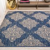 Tuscany Ornate Medallions Indoor/outdoor Area Rug