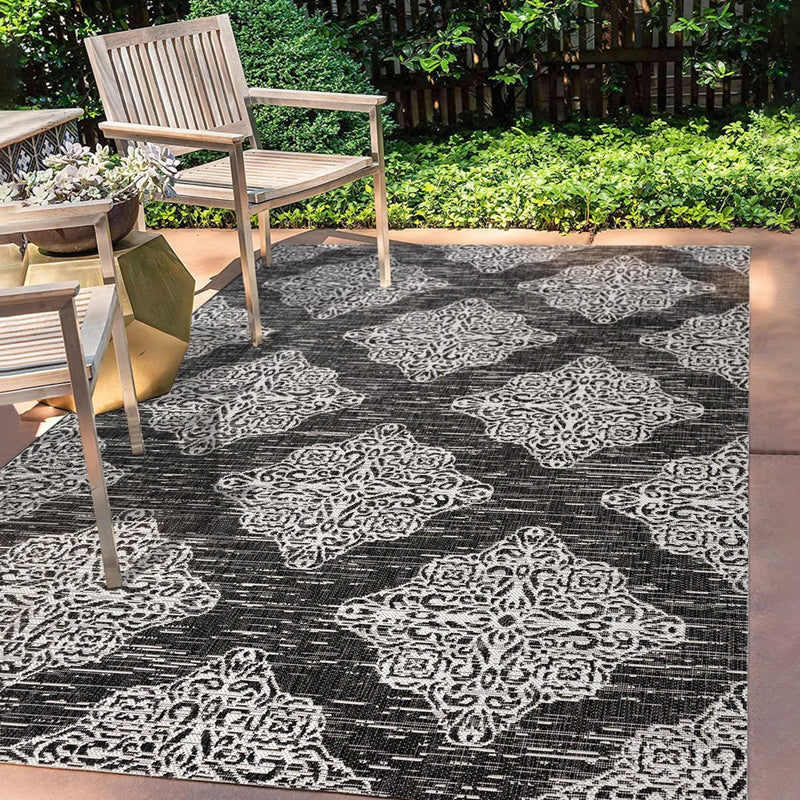 Tuscany Ornate Medallions Indoor/outdoor Area Rug