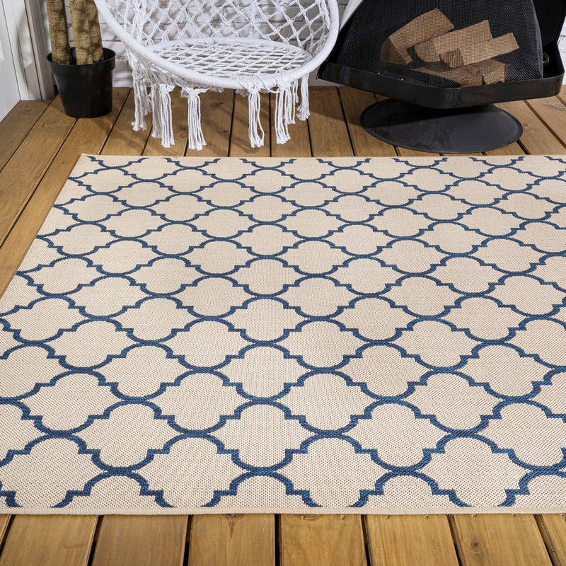 Arabesque Ogee Trellis Indoor/outdoor  Area Rug