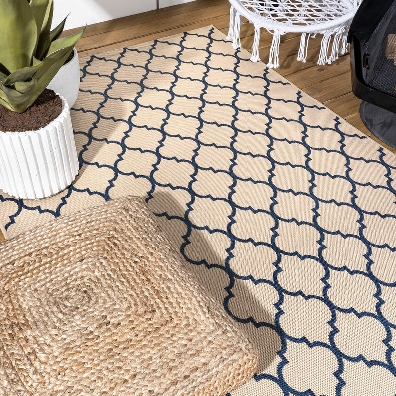 Arabesque Ogee Trellis Indoor/outdoor  Area Rug