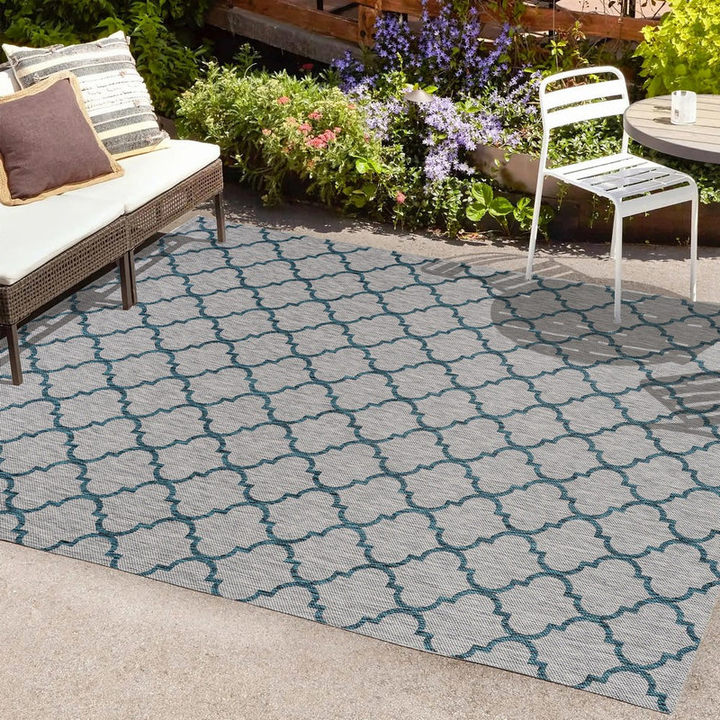 Arabesque Ogee Trellis Indoor/outdoor  Area Rug