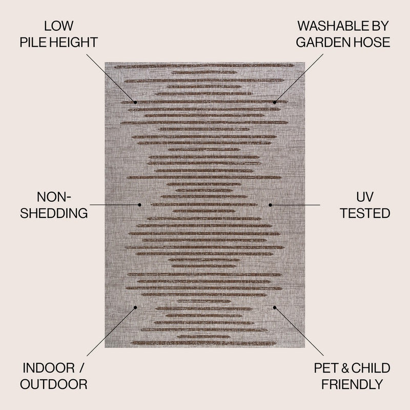 Zolak Berber Stripe Geometric Area Rug