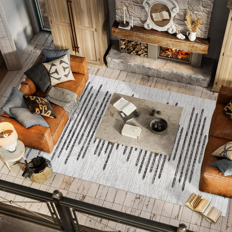 Zolak Berber Stripe Geometric Area Rug