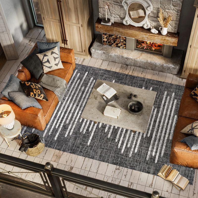 Zolak Berber Stripe Geometric Area Rug