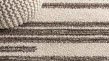 Colonia Berber Stripe Indoor/outdoor Area Rug Beige/Brown / Runner / 2'2" X 8' – DETAIL