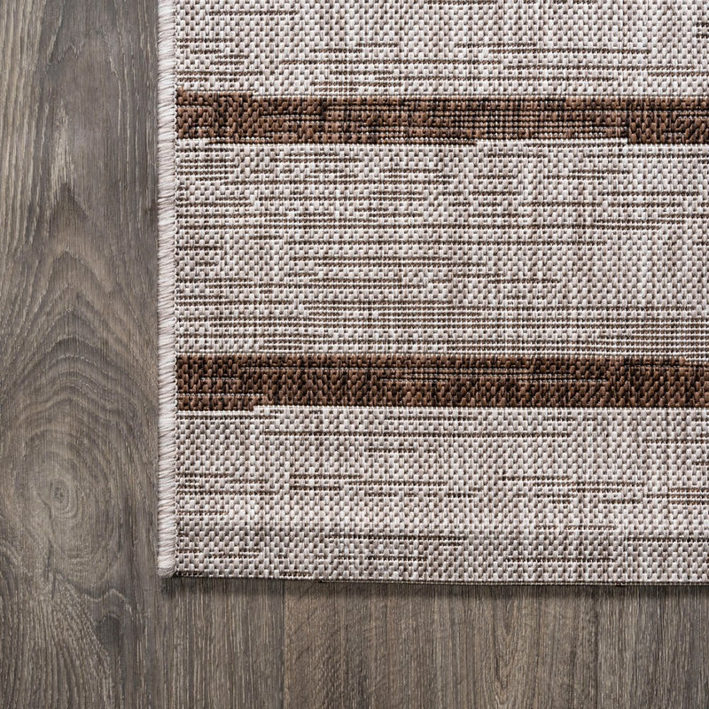 Colonia Berber Stripe Indoor/outdoor Area Rug