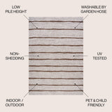 Colonia Berber Stripe Indoor/outdoor Area Rug