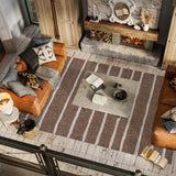 Colonia Berber Stripe Indoor/outdoor Area Rug