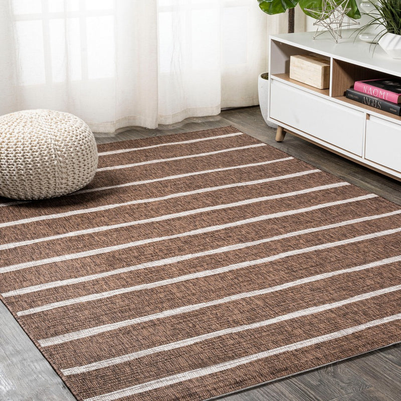 Colonia Berber Stripe Indoor/outdoor Area Rug