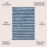 Colonia Berber Stripe Indoor/outdoor Area Rug