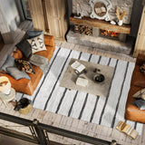 Colonia Berber Stripe Indoor/outdoor Area Rug