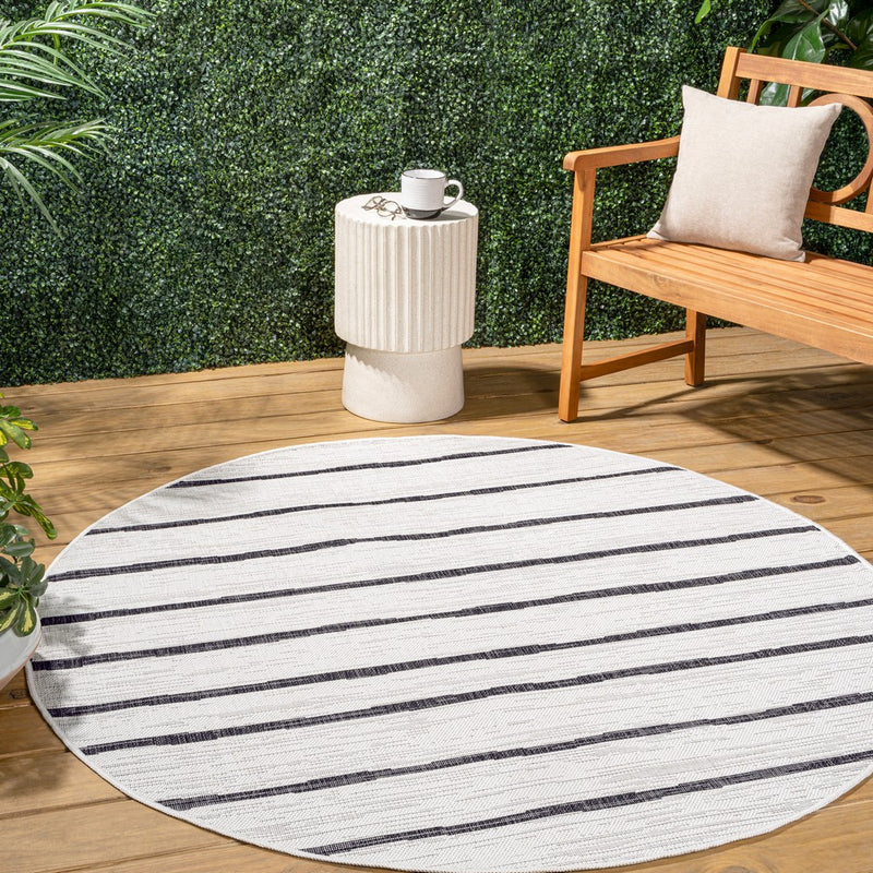 Colonia Berber Stripe Indoor/outdoor Area Rug