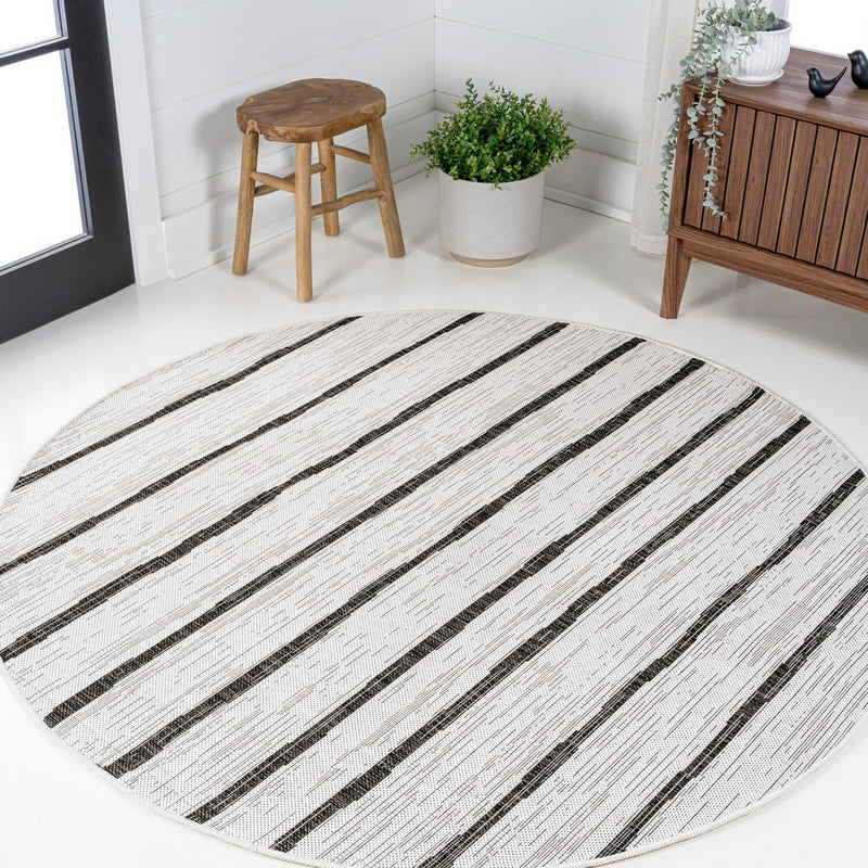 Colonia Berber Stripe Indoor/outdoor Area Rug