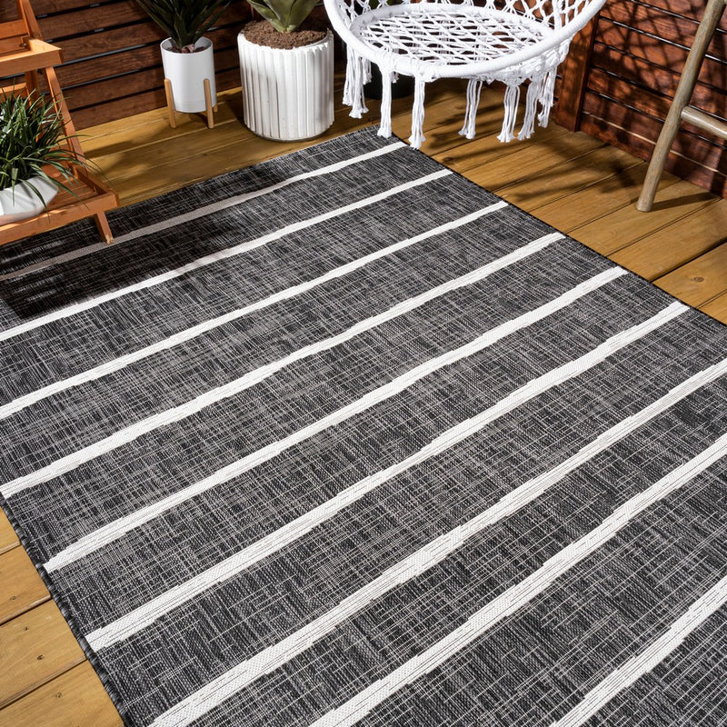 Colonia Berber Stripe Indoor/outdoor Area Rug