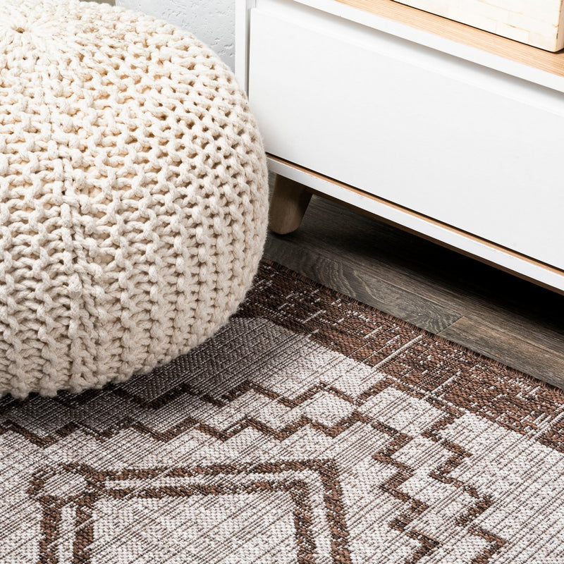 Marokko Diamond Tribal Medallion Indoor/outdoor Area Rug