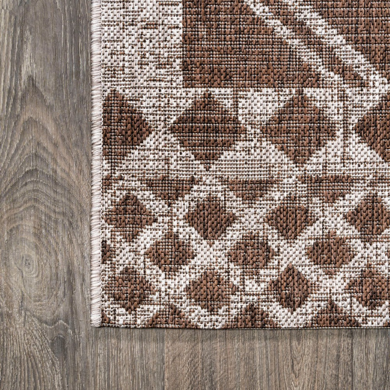 Marokko Diamond Tribal Medallion Indoor/outdoor Area Rug