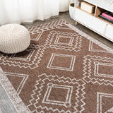 Marokko Diamond Tribal Medallion Indoor/outdoor Area Rug