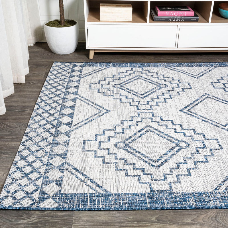 Marokko Diamond Tribal Medallion Indoor/outdoor Area Rug