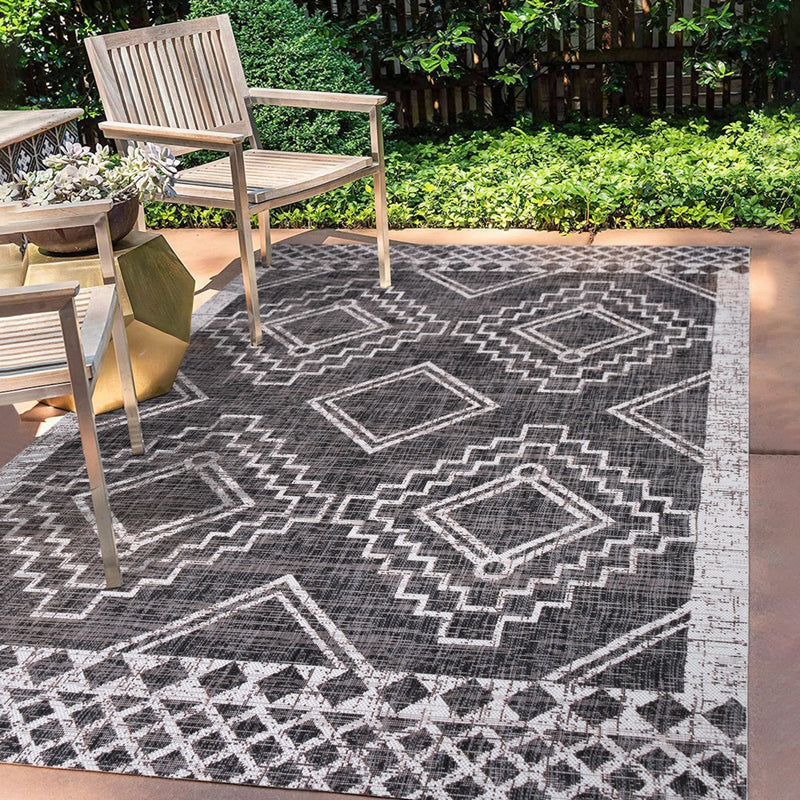Marokko Diamond Tribal Medallion Indoor/outdoor Area Rug