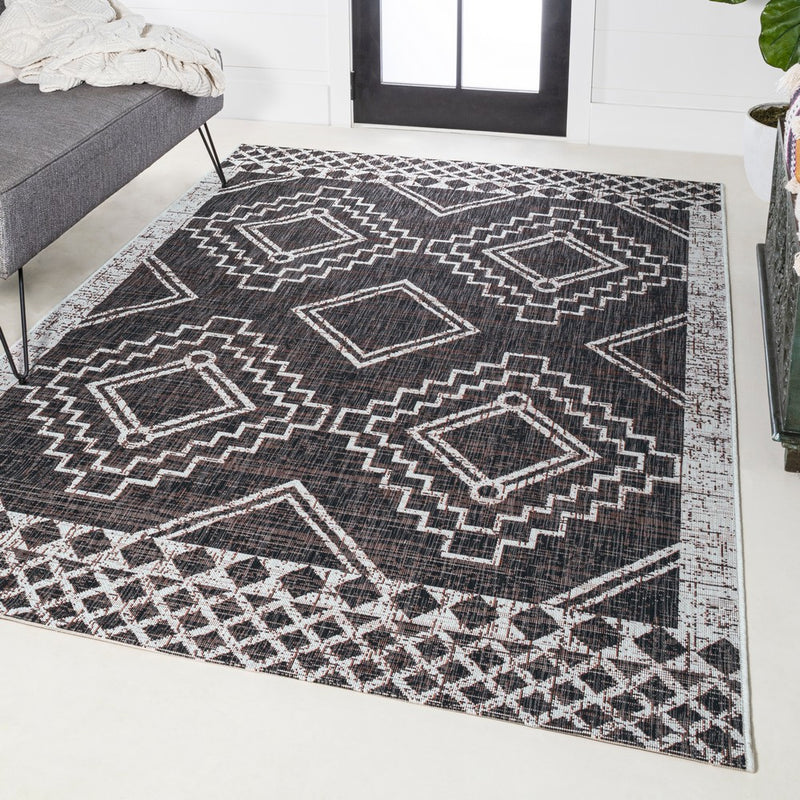Marokko Diamond Tribal Medallion Indoor/outdoor Area Rug