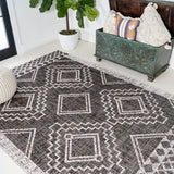 Marokko Diamond Tribal Medallion Indoor/outdoor Area Rug