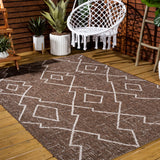 Carwa Tribal Diamond Trellis Indoor/outdoor Area Rug