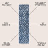 Carwa Tribal Diamond Trellis Indoor/outdoor Area Rug