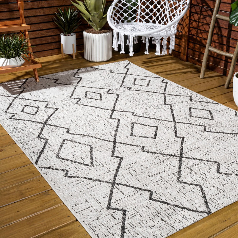 Carwa Tribal Diamond Trellis Indoor/outdoor Area Rug