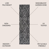 Carwa Tribal Diamond Trellis Indoor/outdoor Area Rug