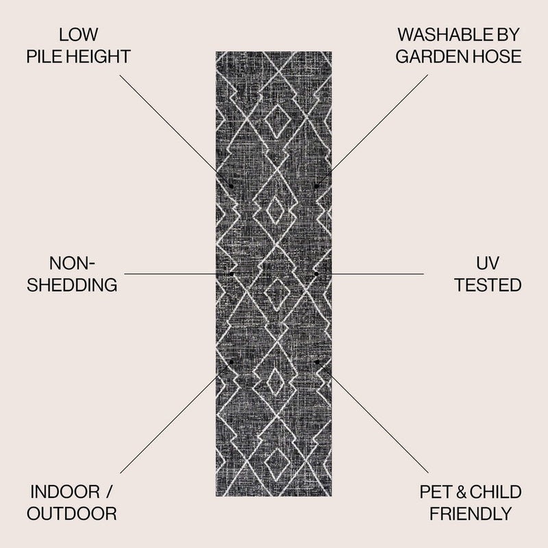 Carwa Tribal Diamond Trellis Indoor/outdoor Area Rug