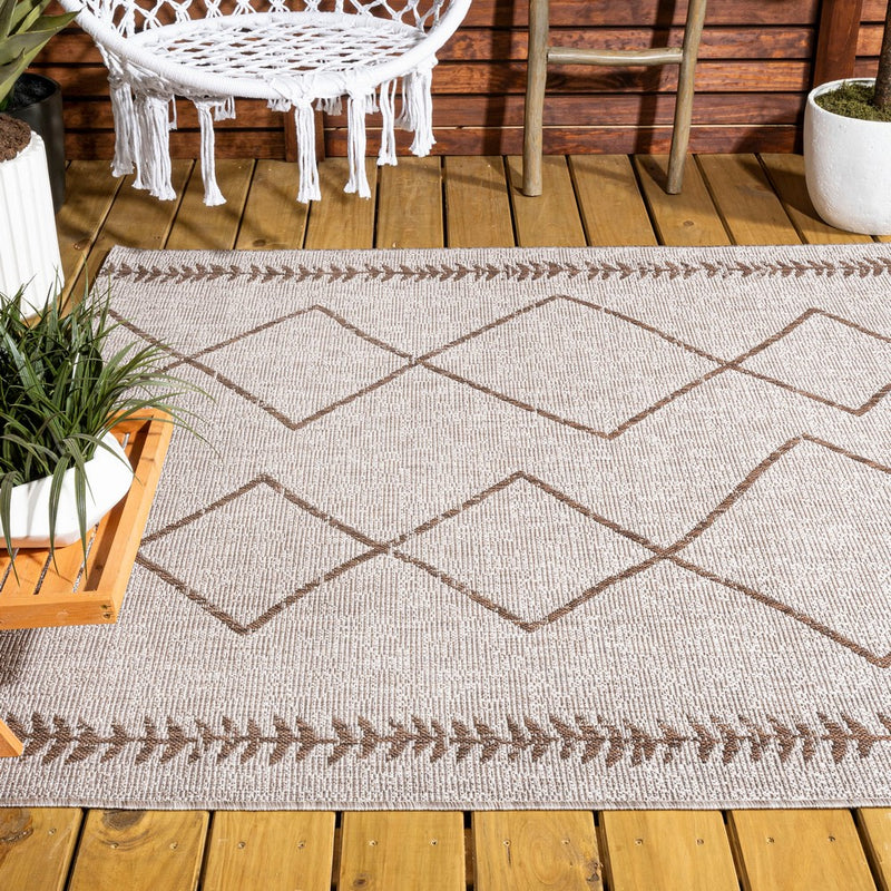 Derya Tribal Diamond Trellis Indoor/outdoor Area Rug