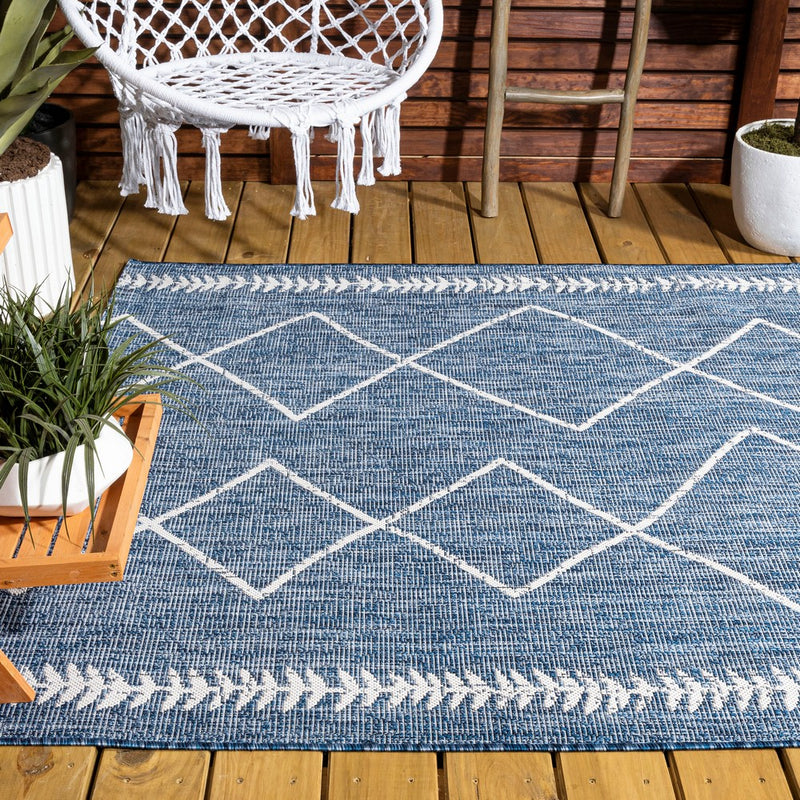 Derya Tribal Diamond Trellis Indoor/outdoor Area Rug