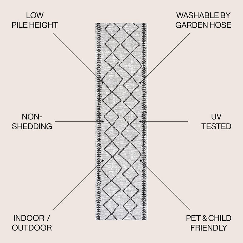 Derya Tribal Diamond Trellis Indoor/outdoor Area Rug