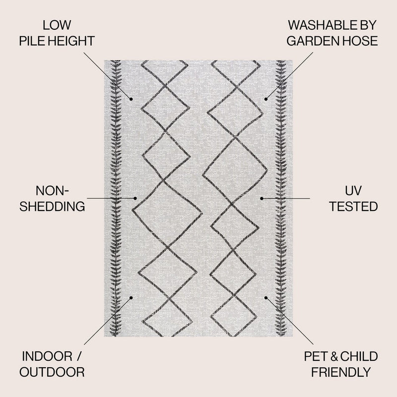 Derya Tribal Diamond Trellis Indoor/outdoor Area Rug