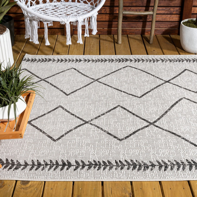 Derya Tribal Diamond Trellis Indoor/outdoor Area Rug