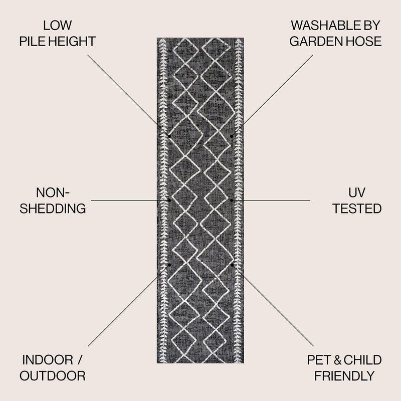 Derya Tribal Diamond Trellis Indoor/outdoor Area Rug