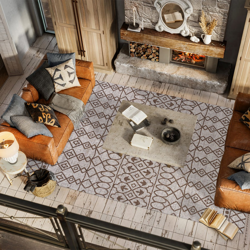 Kafel Tribal Bohemian Indoor/outdoor Area Rug