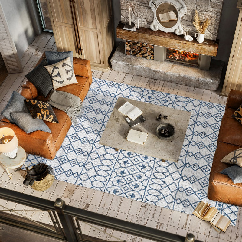 Kafel Tribal Bohemian Indoor/outdoor Area Rug
