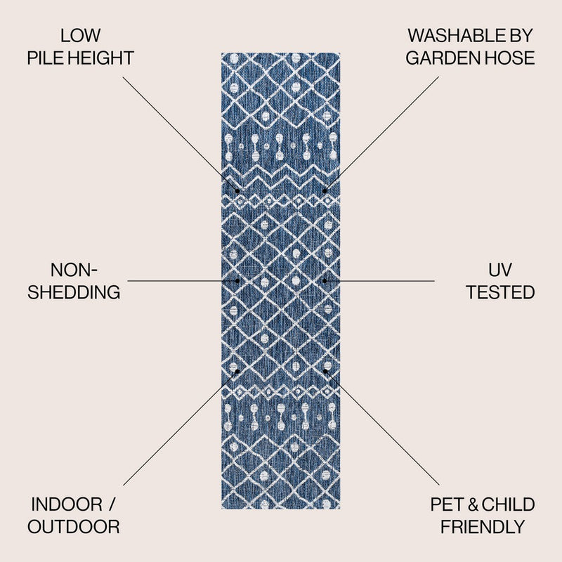 Nokat Tribal Bohemian Indoor/outdoor Area Rug