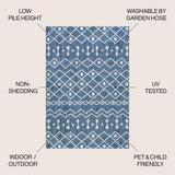 Nokat Tribal Bohemian Indoor/outdoor Area Rug
