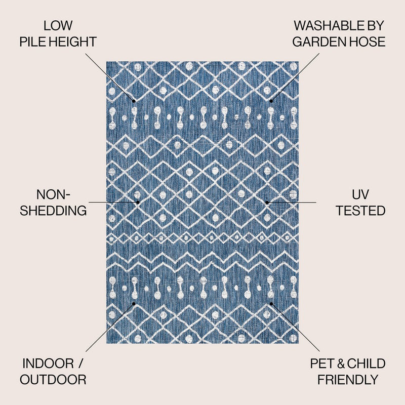 Nokat Tribal Bohemian Indoor/outdoor Area Rug