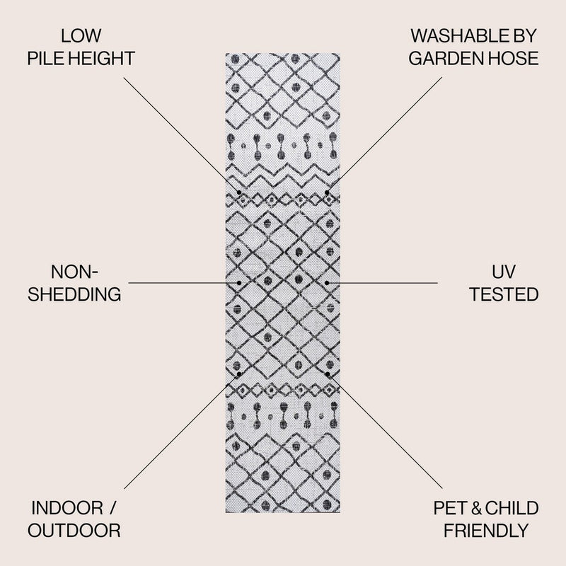 Nokat Tribal Bohemian Indoor/outdoor Area Rug